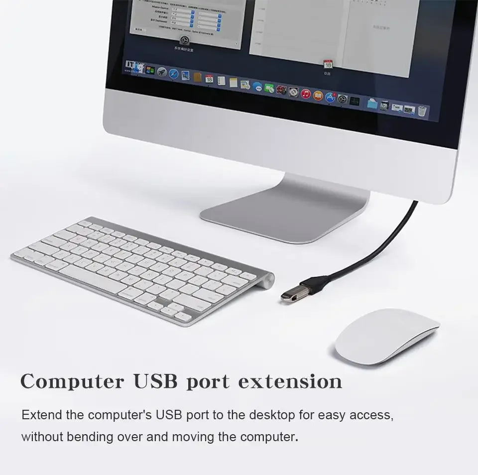USB 2.0 Cable Extension Cable 0.6m 1m 1.5m Wire Data Transmission Line Superhighspeed Data Extension Cable For Display Projector