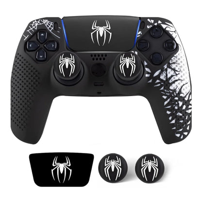 Rutschfeste Controller-Hülle für PS5 Controller, Silikonabdeckung mit Gummi-Daumengriff und Touchpad-Sticker für PS5