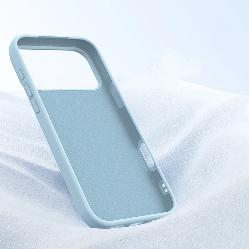 Shockproof Soft Liquid Silicone Phone Case For iPhone 18 17 Air 16 16E 15 14 13 12 11 Pro Max Plus Skin Feeling Protection Cover