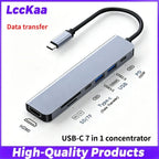 8 in 2 Type C USB HUB Docking Station with 3.5mm Audio Jack for Micro SD Card Reader MacBook Laptop Tablet Phone Disk Converter