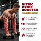 Nitric Oxide Booster Pre-Workout Boosts Muscle, Pump, Energy and Endurance, Performance & Muscle Mass, Beet Root Supplement