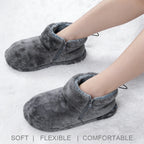 USB Heater Foot Shoes Plush Warm Electric Slippers Comfortable Feet Heated Shoes Electric Heated Shoes for Men Women