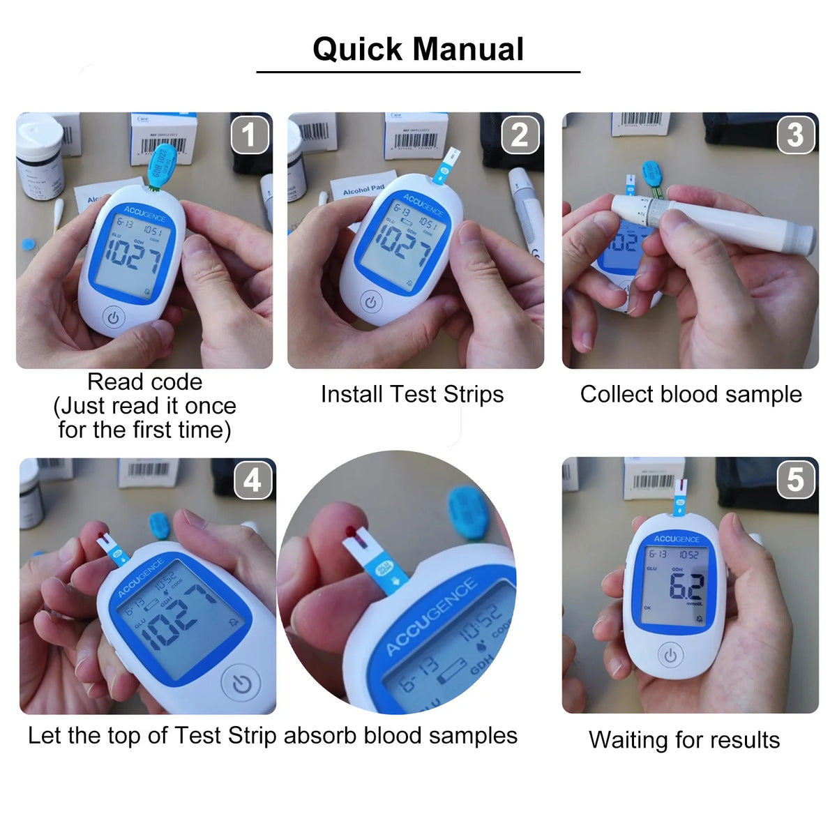 Multi-function Blood Ketone Meter Kit with Ketone Test Strips, Ketone Monitoring for Keto Diet, Ketosis, Fast & Accurate Results