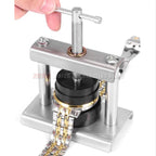 Professional Watch Back Case Presser Closing Metal Capping Machine Watch Press Set for Change Battery Watchmaker Maintenance Kit