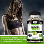 Garcinia Cambogia Extract Weight Loss Capsules Unisex supports weight loss and fat burning, cleansing
