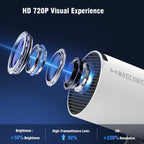 Magcubic HY300 Pro Allwinner H726 8K Android 14 Projector Wifi6 290ANSI BT5.4 1080P 1280*720P Cinema Outdoor Portable Projetor