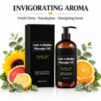 Anti-cellulite Body Massage Oil Natural Plant Essential OilRelaxing Soothing Moisturizing Skin Care Lightweight Non Greasy 240ml