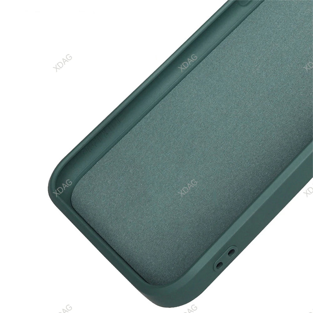 Liquid Silicone Cover for Xiaomi Redmi Note13 Note 13R 13 R Pro Plus 13RPro 5G Square Soft Original Mobile Phone Accessorie Case