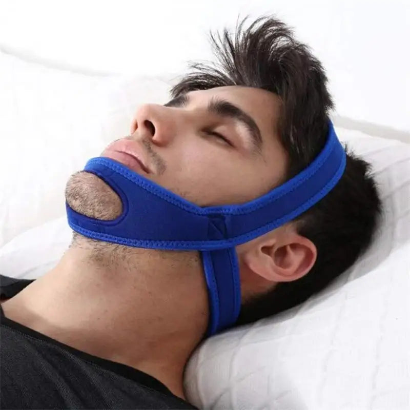 1Pcs Anti Apnea Jaw Solution Sleep Support Apnea Belt Neoprene Anti Snore Stop Snoring Chin Strap Belt Adjustable Tool〔DD329〕