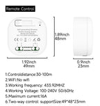 Self-powered Wireless Wall Switch No Battery Required 86Type RF433Mhz Waterproof Wall Switch
