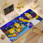 Cartoon T-The Cool S-Simpsons For Keyboard Office Large Mouse Mat Pad Computer Game Big Anti-slip Rubber PC Mice