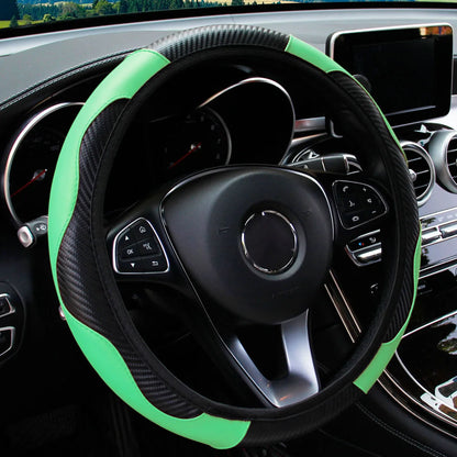 Carbon Fiber Steering Wheel Cover – 14.5–15"