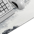 Mouse Pad Black And White Cherry Blossoms Gaming printon demand Large Mousepad XXL MousePads Office Carpet Soft Gaming laptop