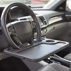 Car Steering Wheel Dining Table Tray Car Table Car Multi-functional Dinner Plate Steering Wheel Rack Plastic Card Table