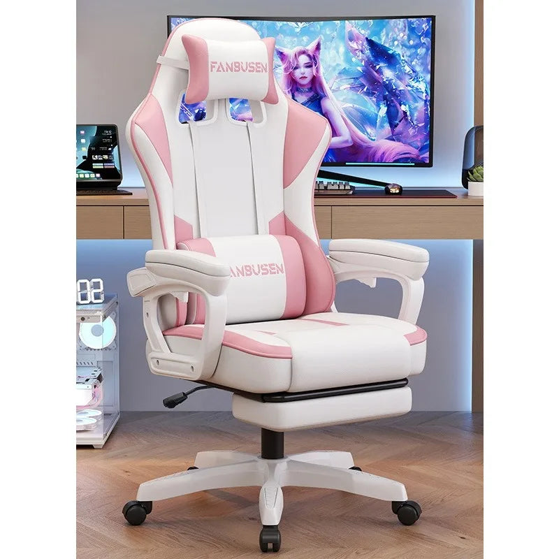 Gaming Chair Computer Chair GamingChair Ergonomic Dormitory Lifting Modern Simple Office Gaming Chair