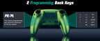 Controller For Playstation 5 PS5/PS5 Pro/Slim/PC,RGB Wireless Gamepad W/Hall Effect Trigger Marco/Turbo Anti-Drift Game Joystick