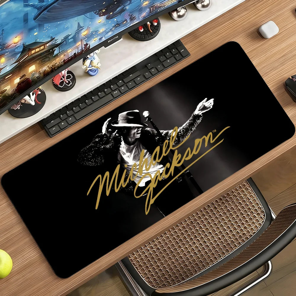 Michael Jackson Mouse Pad Non-slip Locking Edge DeskMat PC Laptop Accessories Rubber Office Keyboard Large Game