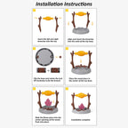 Juguete interactivo para gatos con forma de barbacoa de exterior - Dispensador de comida giratorio con premios ocultos DIY Juguete masticable para gatitos Idea de regalo de Navidad