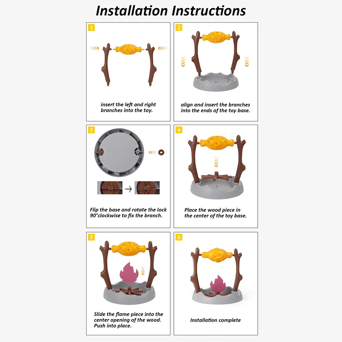 Juguete interactivo para gatos con forma de barbacoa de exterior - Dispensador de comida giratorio con premios ocultos DIY Juguete masticable para gatitos Idea de regalo de Navidad