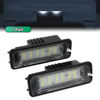 12V Car License Plate Lights LED Lamp Auto Accessories for VW Golf 4 5 6 7 MK4 MK7 Passat CC Scirocco Skoda Seat Leon Ibiza