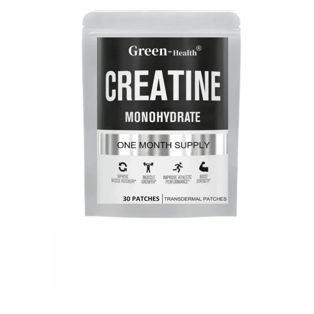 30 Patches Creatine Monohydrate Transdermal Patches For Muscle Growth, Increased Strength, Enhanced Energy Output