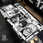 Anime D-Death Note Mouse Pad Large Keyboard Light Yagami Mouse Desk Pad XXL Non-Slip Rubber Gaming Pad Laptop Mouse Carpet XAXC