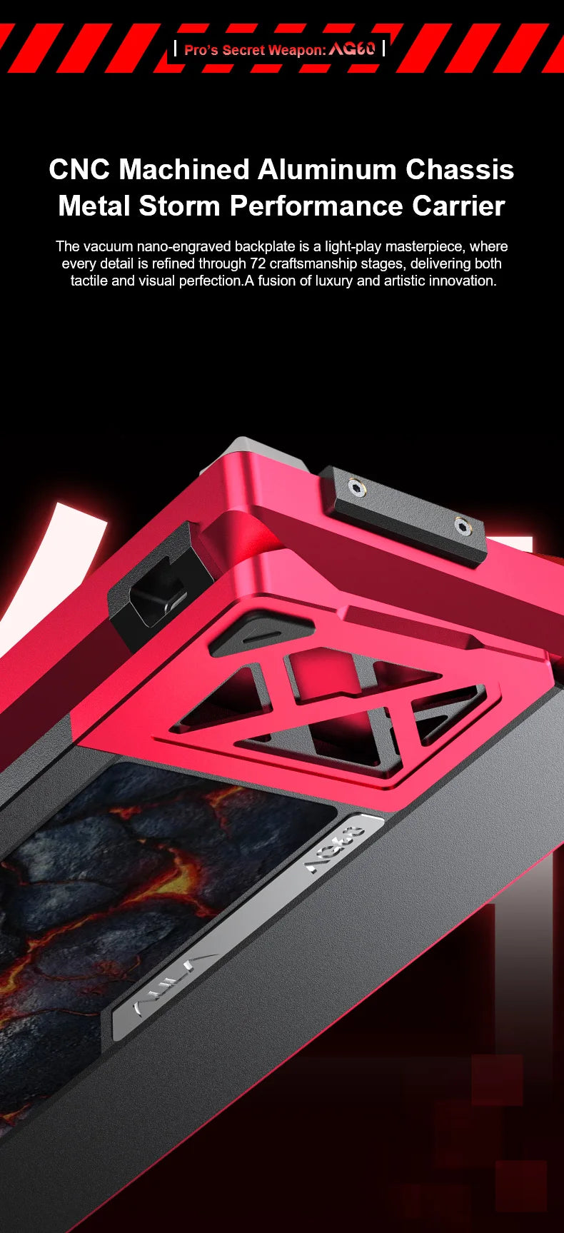 AULA AG60 Pro/MAX Wired Gaming Mechanical Keyboard Custom Full Aluminum High Performance Magnetic Axis for Esports And FPS Games