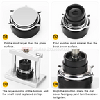 Professional Watch Back Case Presser Closing Metal Capping Machine Watch Press Set for Change Battery Watchmaker Maintenance Kit