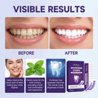 Purple Teeth Whitening Strips 30 Minutes Oral Cleaning Removal Gel Improve Dental Yellowing Oral Care, for With Shade