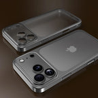 Luxury Plating Matte Ultra Slim Case for iPhone 17 18 16 15 14 13 12 Pro Max Camera Lens Film Protector Frosted Shockproof Case