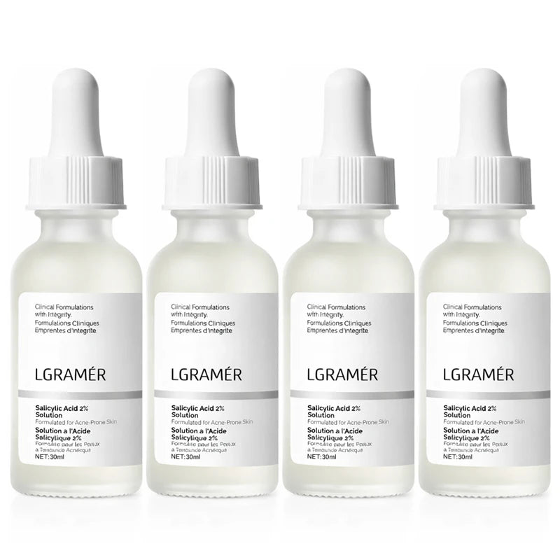 2% Salicylic Acid Facial Serum, Anti-Acne Essence for Troubled Skin, Deep Hydrating & Pore Cleansing Daily Facial Skin Care
