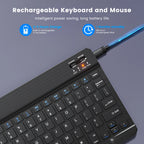 Wireless Mouse Dual Modes Bluetooth-compatibl 2.4G Portable Office Mouse for Laptop Notebook PC MacBook Battery Gaming Mouse