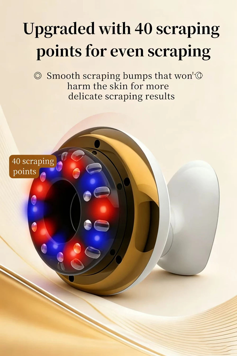 Electric Massage Brush, Universal Body Dredging Device, Scraper, Household Abdominal And Back Massager Scraping Device