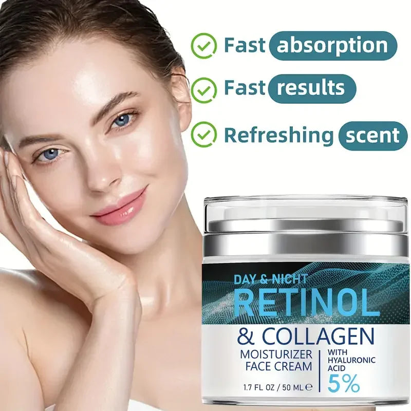 Envisha Retinol Collagen Cream Face Anti Aging Whitening Pore Refining 50ml