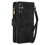 for Samsung Galaxy A35/A34/A25/A24/A73/A72/A55/A54/A53/A52/A15/A14 Case Wallet, Durable Leather Magnetic Buckle Flip Card Holder