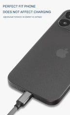 0.2MM Ultra Thin Case For iphone 13 14 15 Pro Max 12 Mini 11 X XR XS Max Cover For iphone SE 2020 2022 7 6 8 Plus Hard PC Case