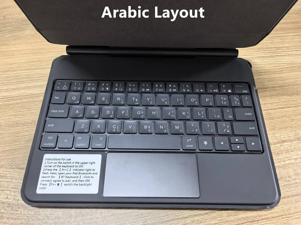 Magic Keyboard Folio For Xiaomi Pad 7 2024 Mi Pad 7 8 Pro 11.2' Tablet Smart Case For Xiaomi Pad 8 Spanish German Keyboard Cover