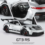 1:24 911 GT3 RS Alloy Sports Car Model Collection Ornament Toy Vehicle Diecast Miniature Voiture Boyfriend Gift