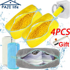 Shoes Washing Bag Laundry Bag Padded Shoe Protector Fluffy Fiber Polyester Laundry Wash Bag Machine Washable Organizer