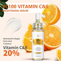 AILKE Vitamin C and E Brightening Concentrated Serum, Whitening, Moisturizing, Clean Skin, Reduce Dark Spots, 100ml/3.52 oz