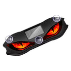 KEVANLY Solar Power Car Demon Eye Light Cool Flashing Warning Light Dynamic Safety Vehicle Signal Lights Universal