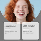 Temporary Teeth Veneers Real Looking Decorative Snap On Teeth Covers Temporary Beauty Teeth Accessory for Daily Makeup Party Photo Use