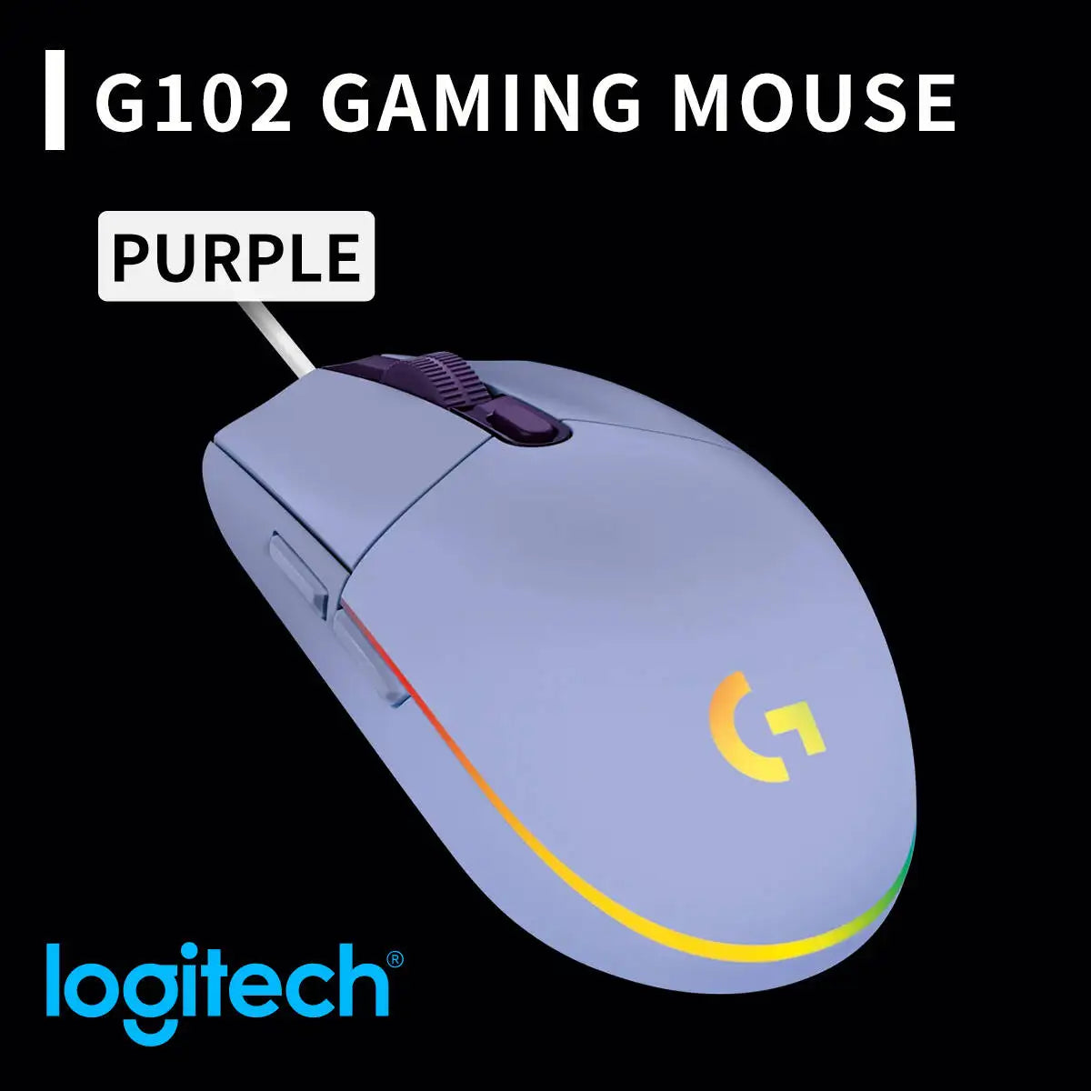 Logitech G402 Hyperion Fury, Wired Gaming Mouse with 4000 DPI, Perfect for FPS & RPG Games G102/G203/M100R