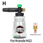 Car Wash Snow Foam Lance Foam Nozzle Foam Cannon Foam Generator for Daewoo Hammer Karcher Huter Makita High Pressure Washer