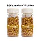 Vitamin E Serum Capsules, Single-Use Essence Capsules, Hydrating and Moisturizing Facial Skin 90 Capsules/Bottle - 1 Bottle