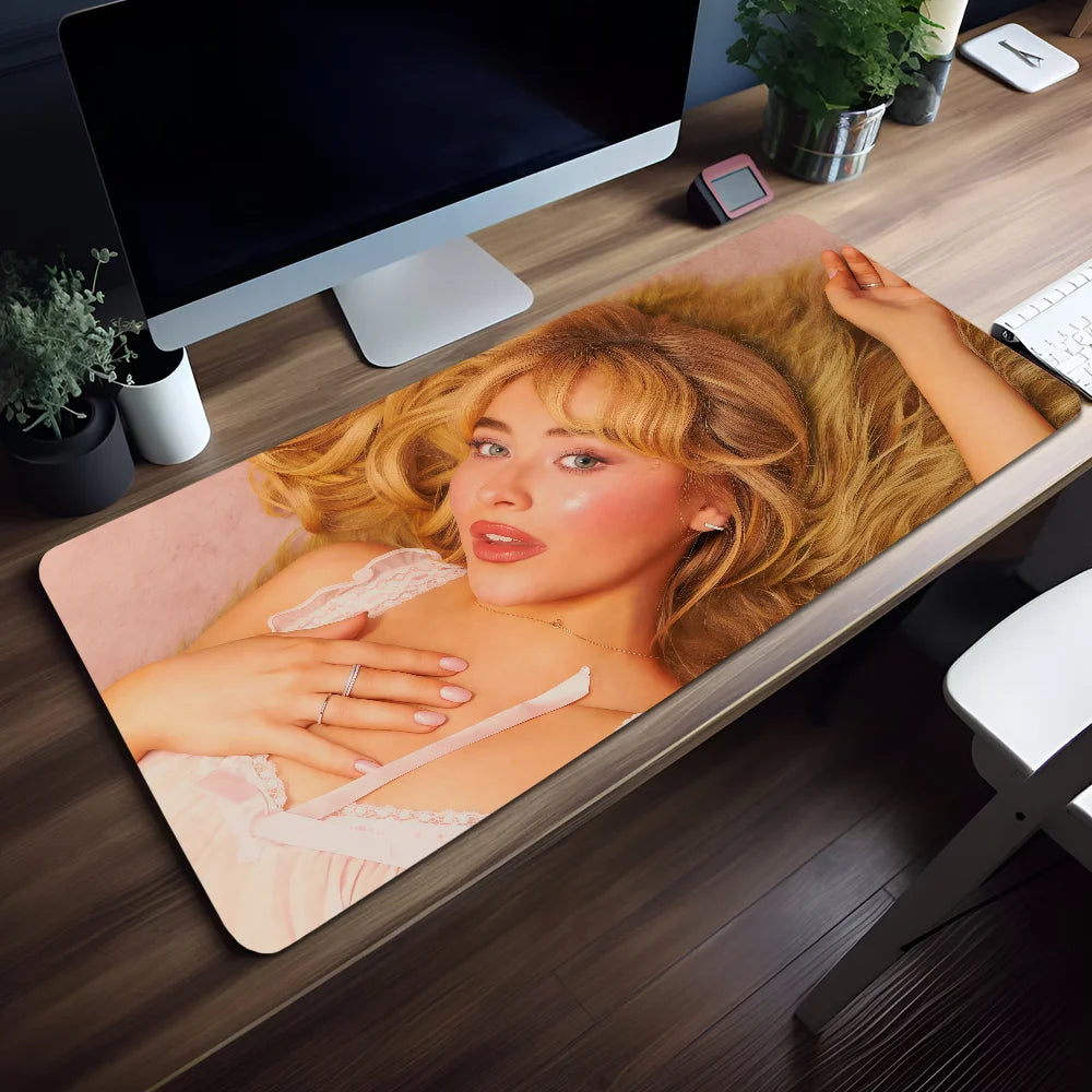 Mouse Singer Pad MousePad Non-slip Sweet Carpenter Lockedge Office Student S-Sabrina Gaming Thickened Large Writing Pad Cushion