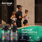 Quitmood Sea Moss Shilajit Energy Bundle for Man & Women, with Black Seed Oil, Ashwagandha, Ginger, Burdock Root, Turmeric