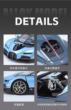 1:32 Bugatti Tourbillon V16 Supercar Alloy Metal Diecast Model Car Children's Toys Mini GT Collection Hobbies Birthday Gifts Boy