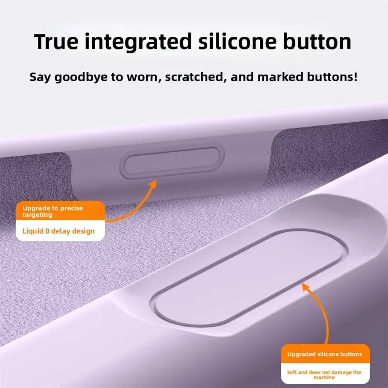 Liquid Silicone Magnetic for MagSafe Phone Case for IPhone17ProMax 16 15 18 13 17Air Solid Color Skin Protection Soft Back Cover