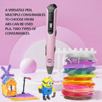 Upgraded 3D Printing Pen 9 Meter Pla Filaments Children S Birthday Christmas and New Year Gifts Three Dimensional Painting Tools